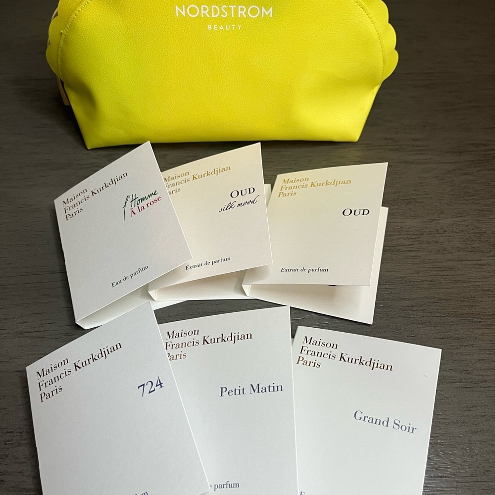 Set 8 Maison Francis Kurkdjian Perfume-A la rose, OUD, 724, Petit Martin, APOM